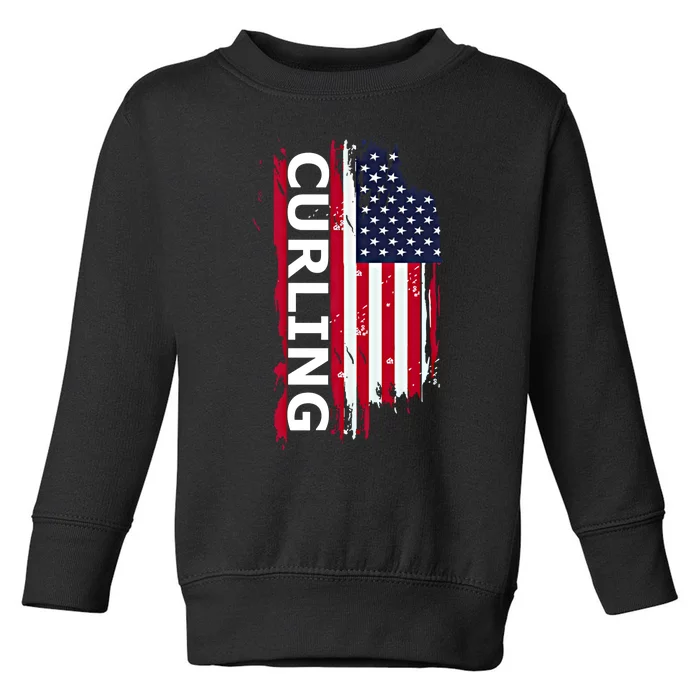 Curling Gift Toddler Sweatshirt