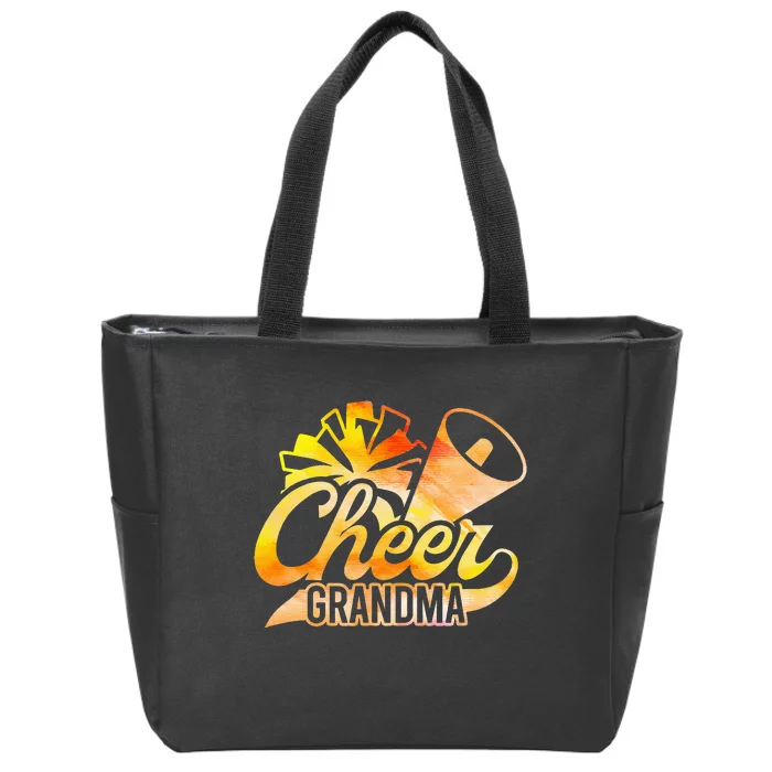 Cheer Grandma Cheerleading Grandma Cheerleader Grandma Zip Tote Bag