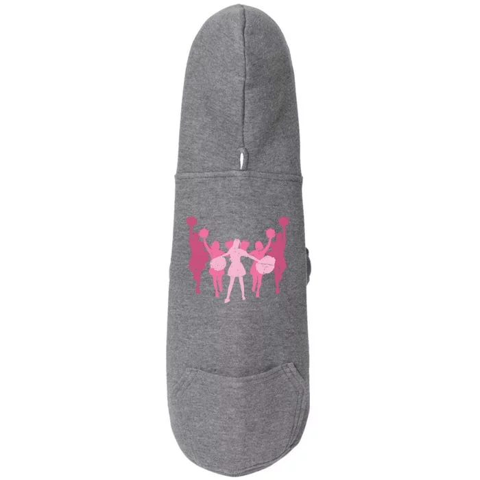 Cheerleader Girls Cheer Team Cheer Practice Cheerleading Cute Gift Doggie 3-End Fleece Hoodie