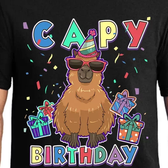 Capybara Gifts, Capy Birthday, Happy Birthday Capybara Pajama Set