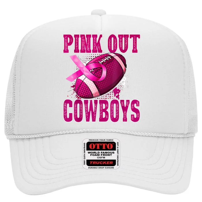 Cowboys Gift High Crown Mesh Trucker Hat