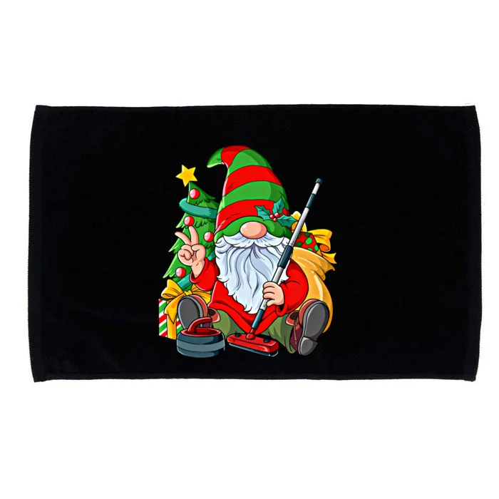 Christmas Gnome Curling Great Gift Microfiber Hand Towel