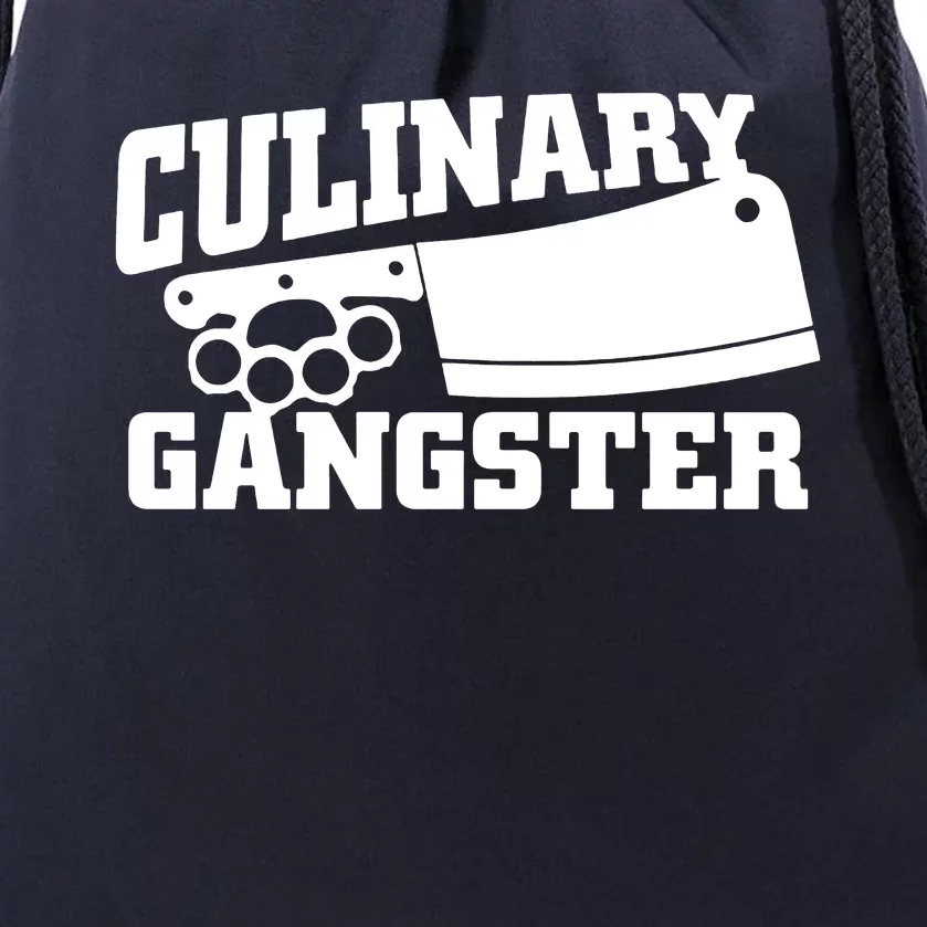 Culinary Gangster Drawstring Bag