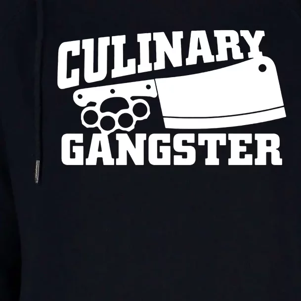 Culinary Gangster Womens Funnel Neck Pullover Hood