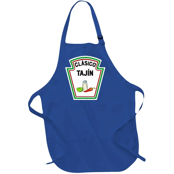 Cute Group Condiments Halloween Costume Family Clásico Tajín Full-Length Apron With Pocket