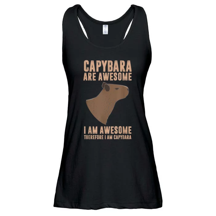 Capybara Gifts Capybara Are Awesome Cute And Lovely Animal Ladies Essential Flowy Tank