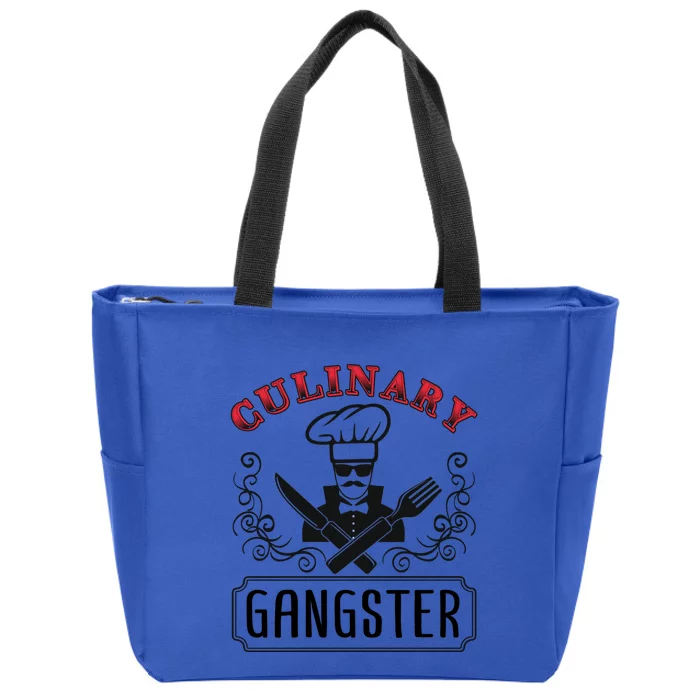 Culinary Gangster Cool Gift Zip Tote Bag