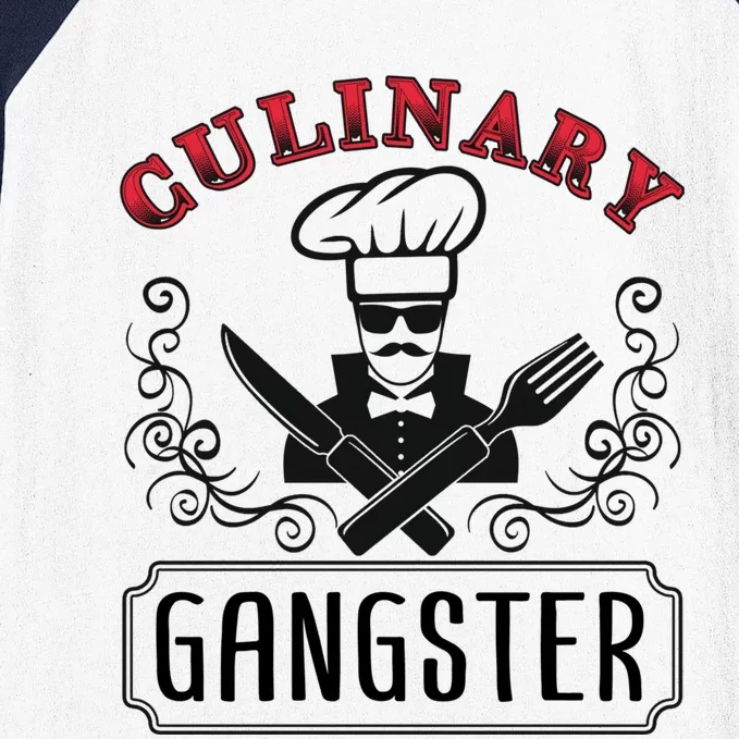 Culinary Gangster Cool Gift Baseball Sleeve Shirt