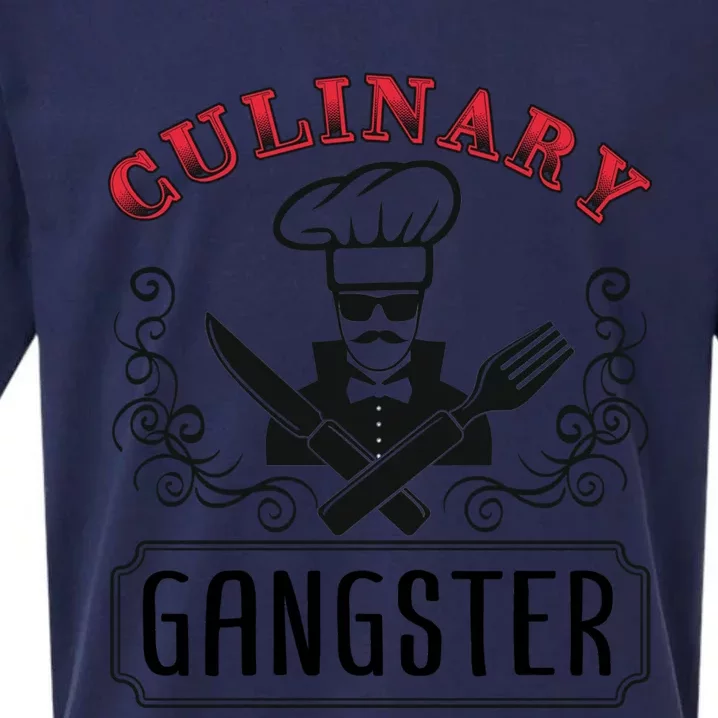 Culinary Gangster Cool Gift Sueded Cloud Jersey T-Shirt