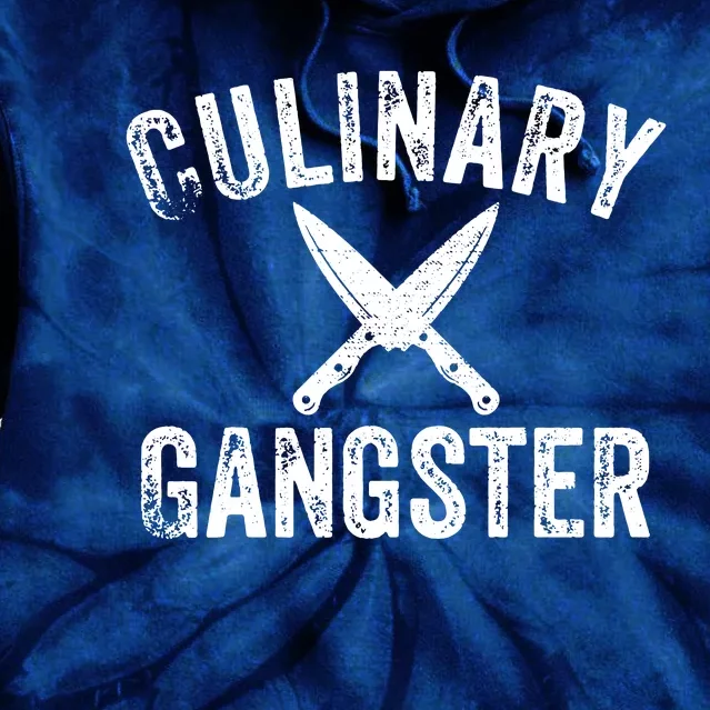 Culinary Gangster Cooking Themed Chefs Cooking Enthusiasts Tie Dye Hoodie