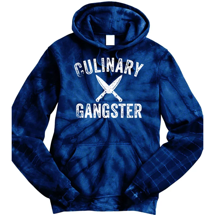 Culinary Gangster Cooking Themed Chefs Cooking Enthusiasts Tie Dye Hoodie