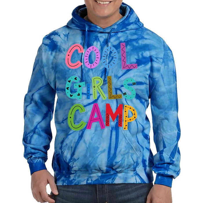 Cool Girl Camp Camping Lovers Girl Wo Tie Dye Hoodie