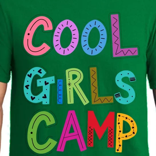 Cool Girl Camp Camping Lovers Girl Wo Pajama Set