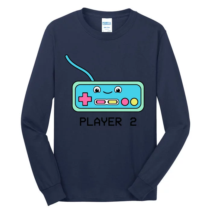 Cute Game Controller Kawaii Joystick Funny Gamer Boy Matching Gamer Couple Tall Long Sleeve T-Shirt