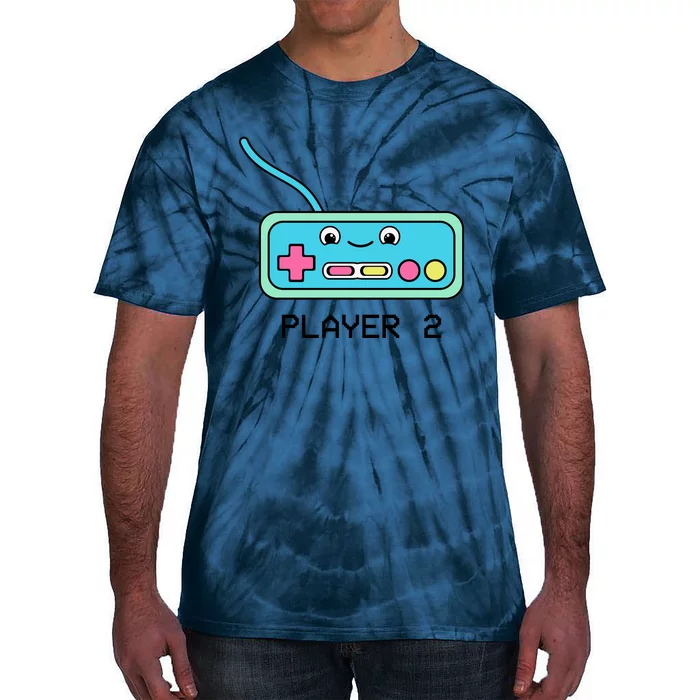 Cute Game Controller Kawaii Joystick Funny Gamer Boy Matching Gamer Couple Tie-Dye T-Shirt