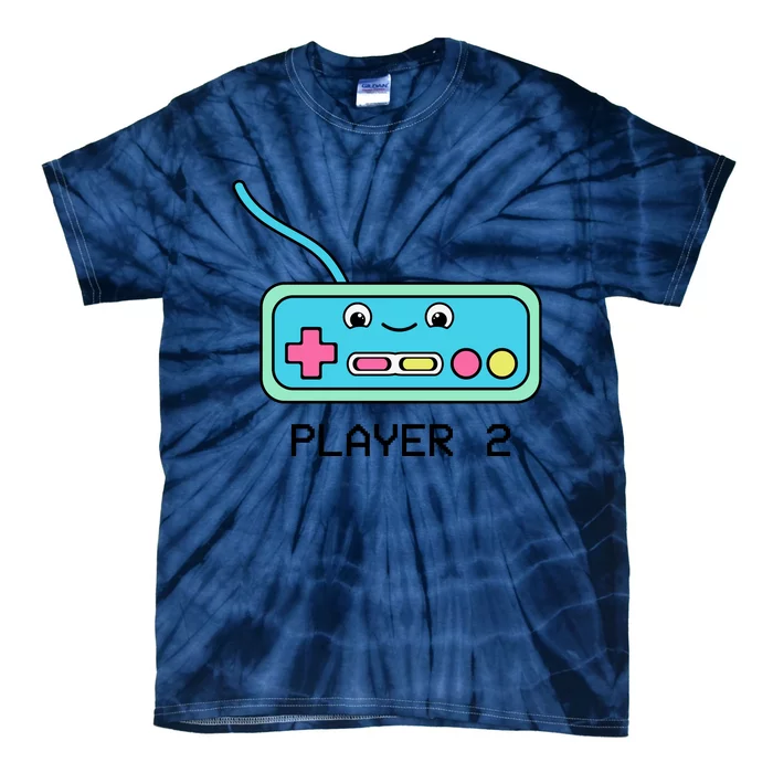 Cute Game Controller Kawaii Joystick Funny Gamer Boy Matching Gamer Couple Tie-Dye T-Shirt