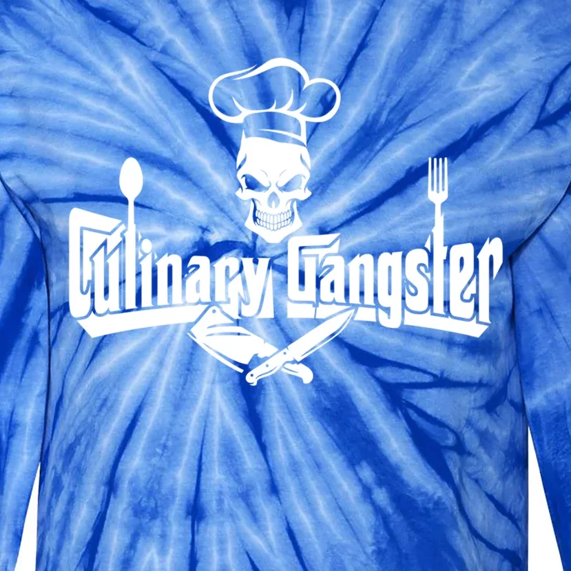 Culinary Gangster Chef Meaningful Gift Chef Gift Cooking Meaningful Gift Tie-Dye Long Sleeve Shirt