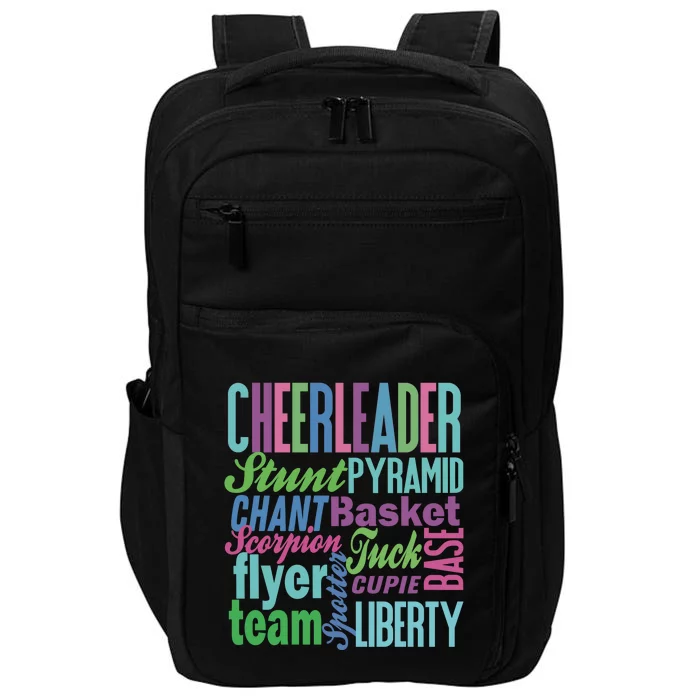 Cheerleader Gift Cheerleading Gift Cheer Teen Mom Impact Tech Backpack