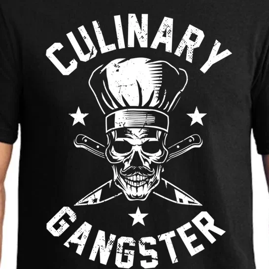 Culinary Gangster Cooking Best Cooking Chef Mom Dad Gift Pajama Set