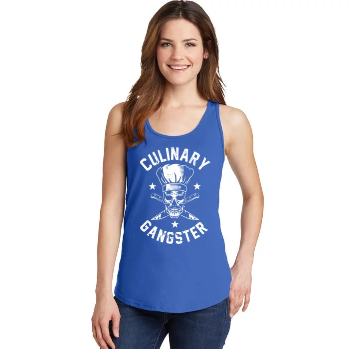 Culinary Gangster Cooking Best Cooking Chef Mom Dad Gift Ladies Essential Tank