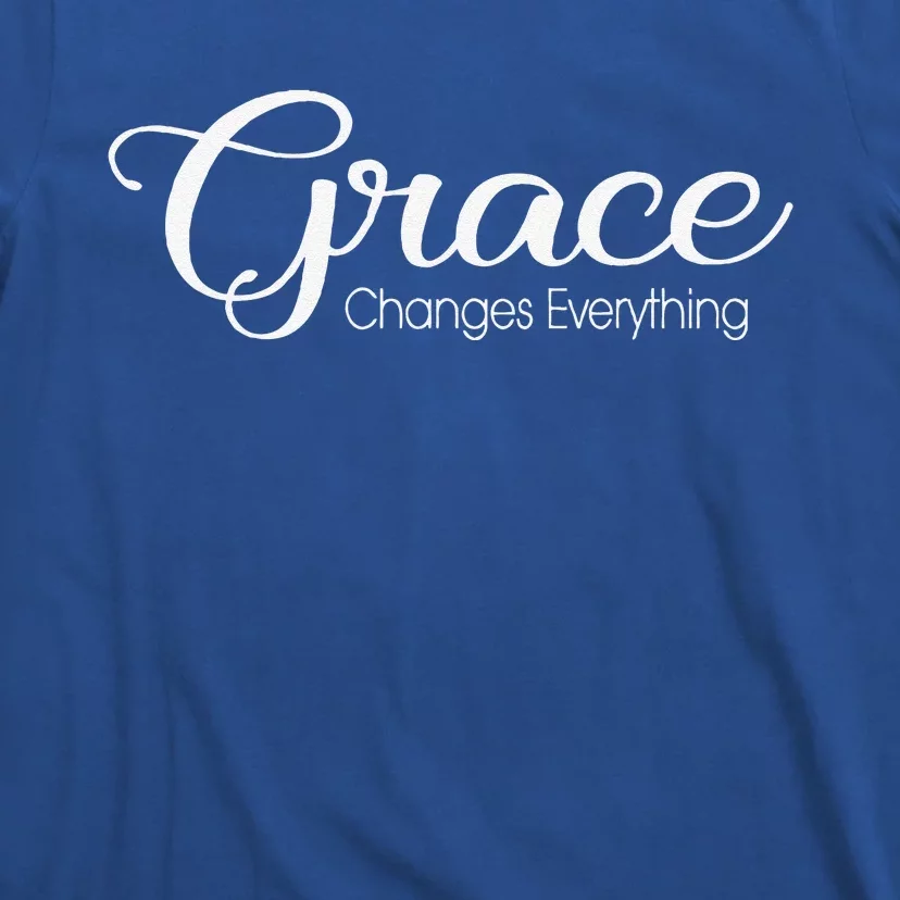 Christian Grace Changes Everything Christianity Jesus T-Shirt