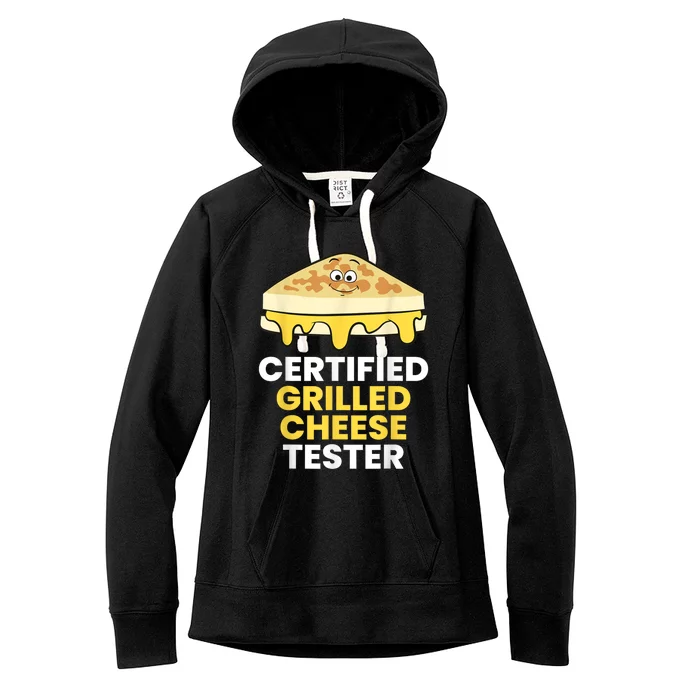 Certified Grilled Cheese Tester Women's Fleece Hoodie