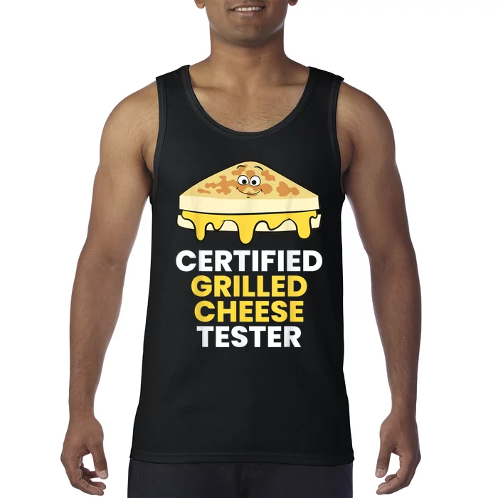 Certified Grilled Cheese Tester Tank Top