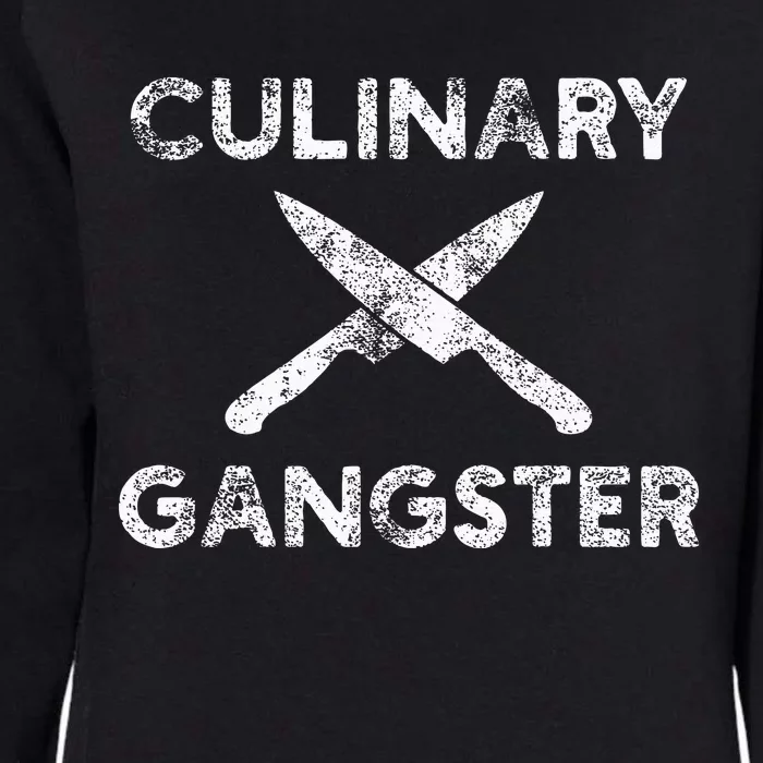 Culinary Gangster Womens California Wash Sweatshirt