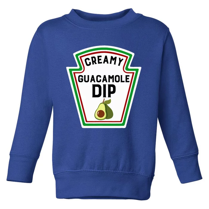 Cute Group Condiments Halloween Costume Family Guacamole Dip Toddler Sweatshirt