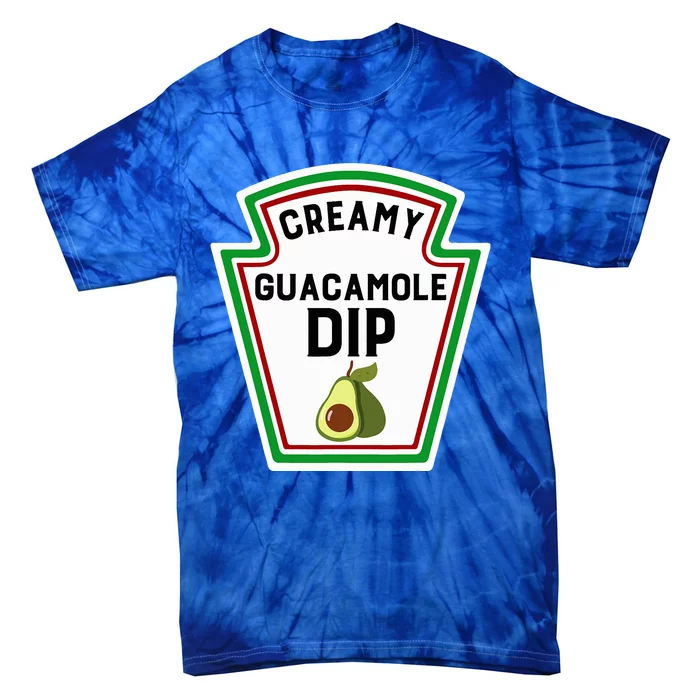 Cute Group Condiments Halloween Costume Family Guacamole Dip Tie-Dye T-Shirt