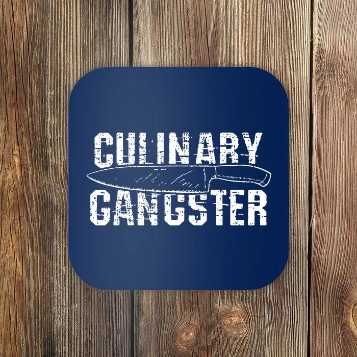 Culinary Gangster Chef Cook Kitchen Coaster