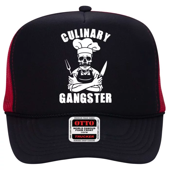 Culinary Gangster Cool Cooking Guru High Crown Mesh Trucker Hat