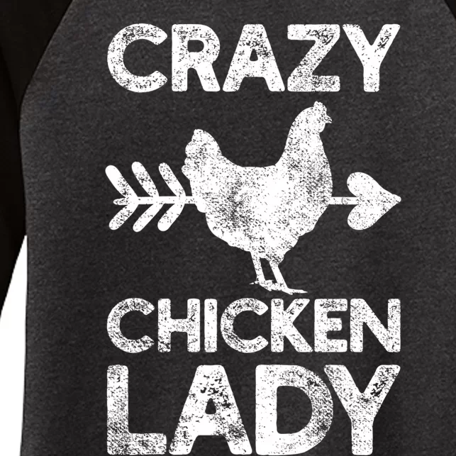 Chicken Gift Women's Tri-Blend 3/4-Sleeve Raglan Shirt