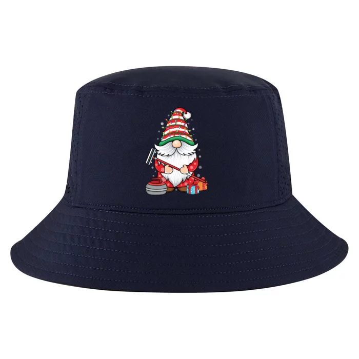 Curling Gnome Curling Player Curling Broom Christmas Curling Gift Cool Comfort Performance Bucket Hat