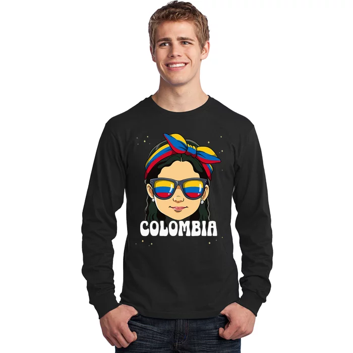 Colombian Girl Colombia Long Sleeve Shirt