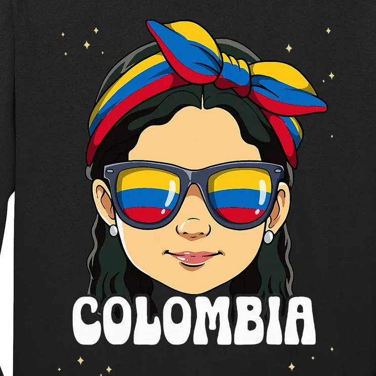 Colombian Girl Colombia Long Sleeve Shirt