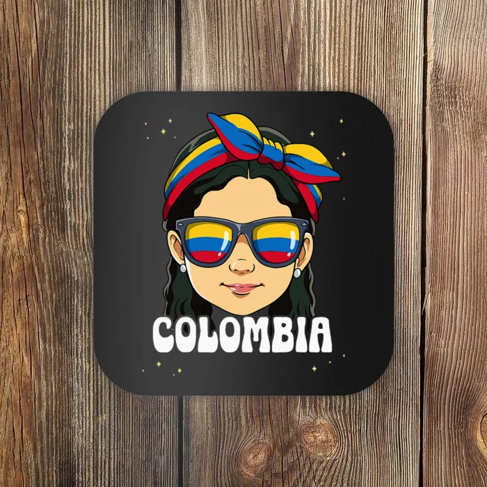 Colombian Girl Colombia Coaster