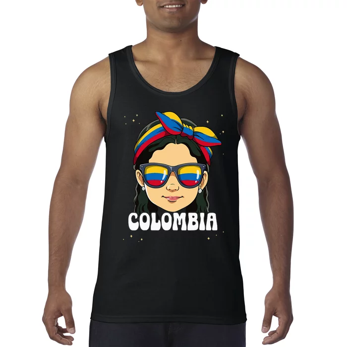 Colombian Girl Colombia Tank Top