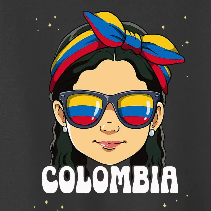 Colombian Girl Colombia Toddler T-Shirt