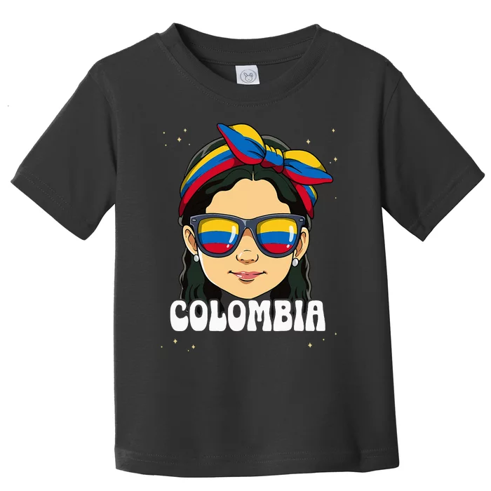 Colombian Girl Colombia Toddler T-Shirt