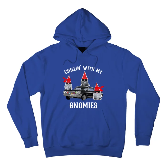 Christmas Gnomes Chillin With My Gnomies Homies Chillin Cute Gift Hoodie