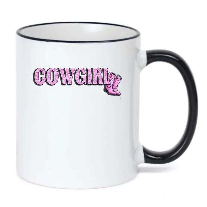 Cow Girl Black Color Changing Mug