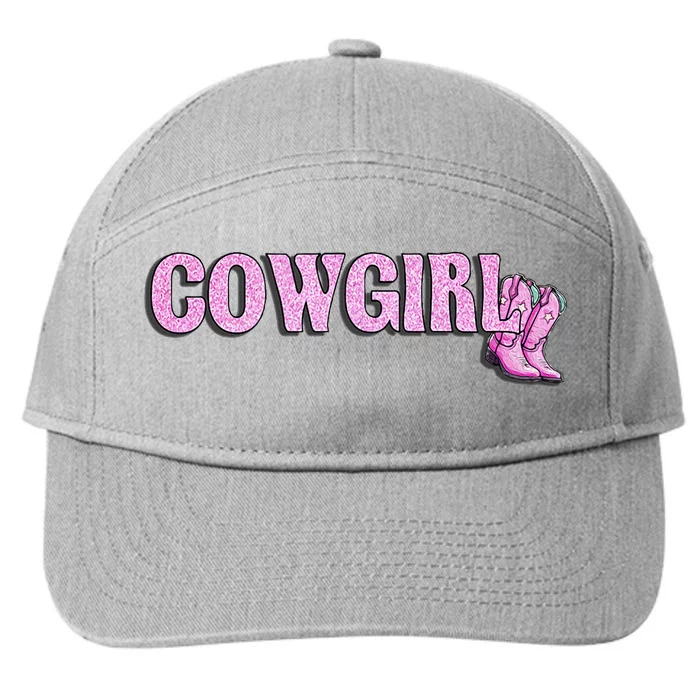 Cow Girl 7-Panel Snapback Hat