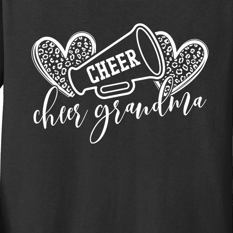 Cheer Grandma Kids Long Sleeve Shirt