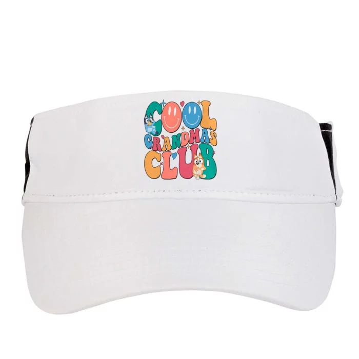 Cool GrandmaS Club Cute Dog Family Matching Adult Drive Performance Visor