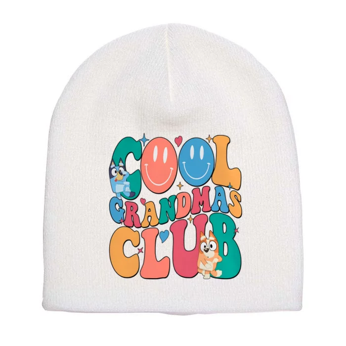 Cool GrandmaS Club Cute Dog Family Matching Short Acrylic Beanie