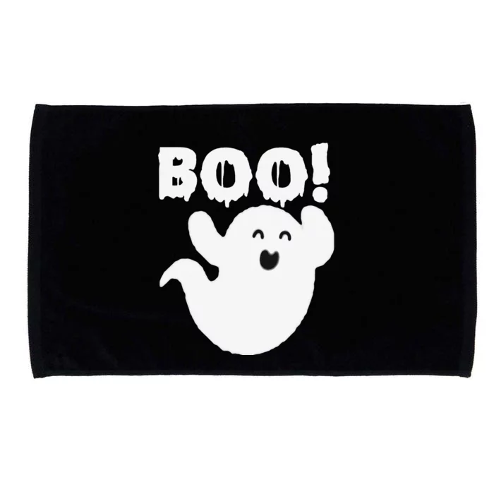 Cute Ghost Cool Funny Ghost Boo Halloween Microfiber Hand Towel