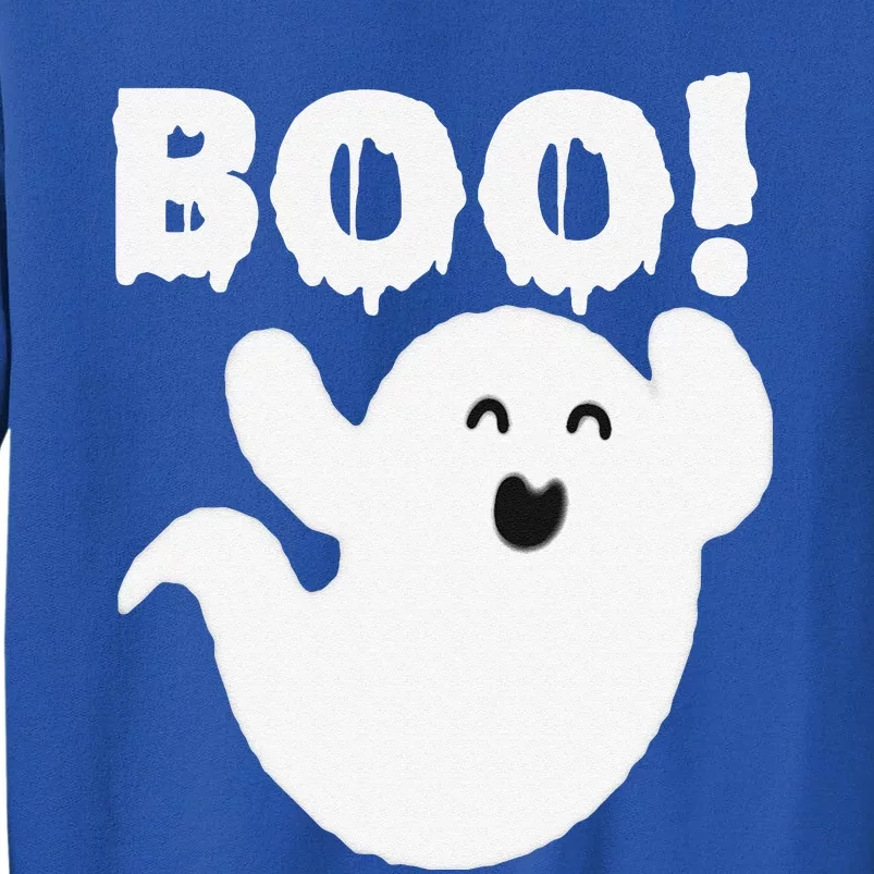 Cute Ghost Cool Funny Ghost Boo Halloween Tall Sweatshirt