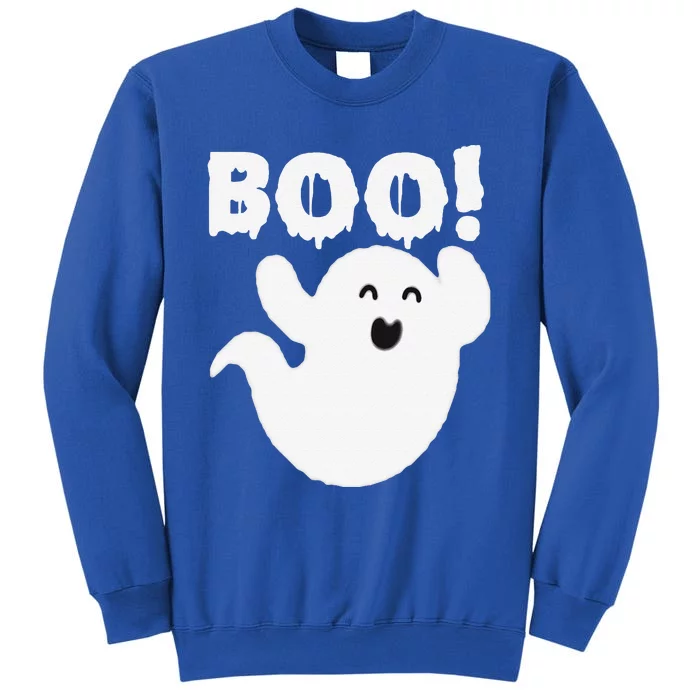 Cute Ghost Cool Funny Ghost Boo Halloween Tall Sweatshirt