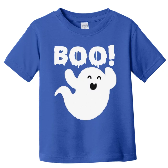 Cute Ghost Cool Funny Ghost Boo Halloween Toddler T-Shirt